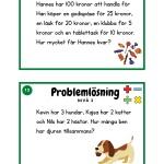 Problemlösning nivå 3 (addition och subtraktion 0-100) - bild 4