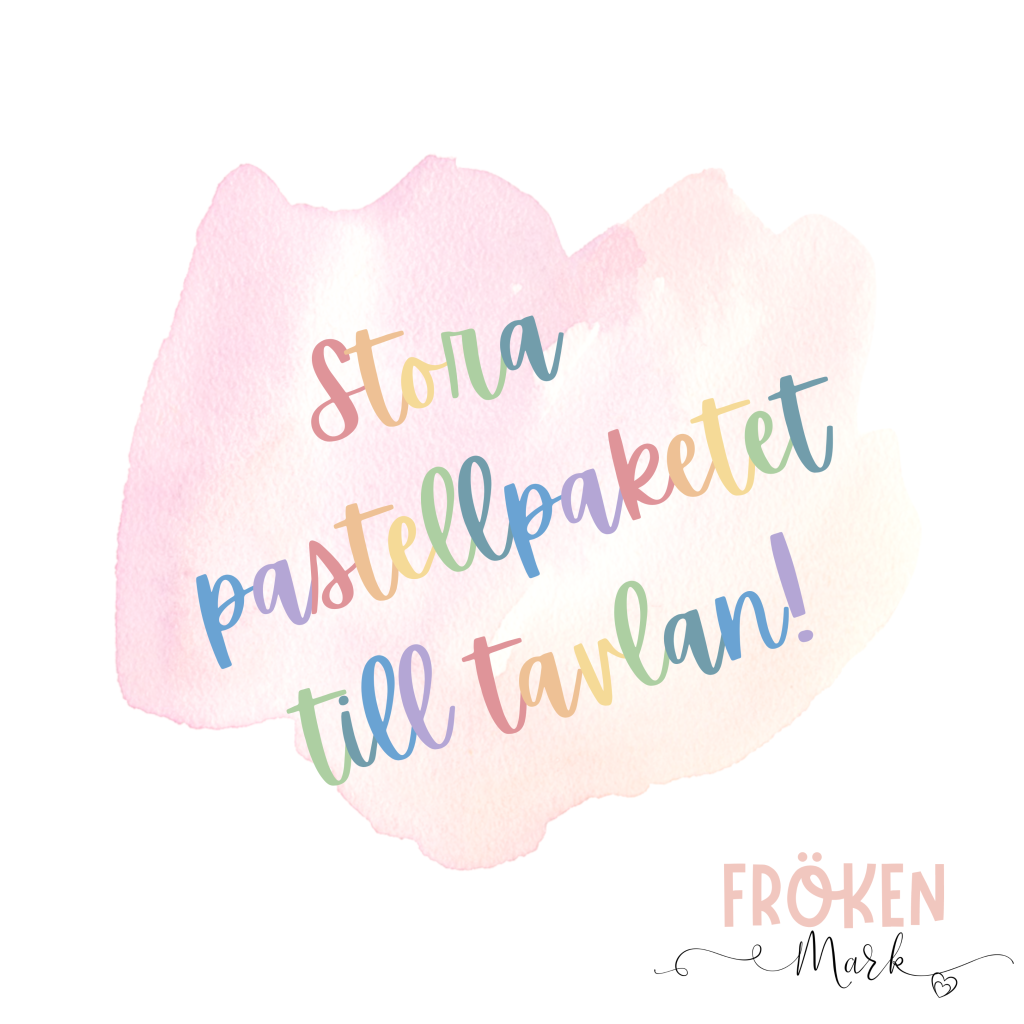Stora pastellpaketet till tavlan!