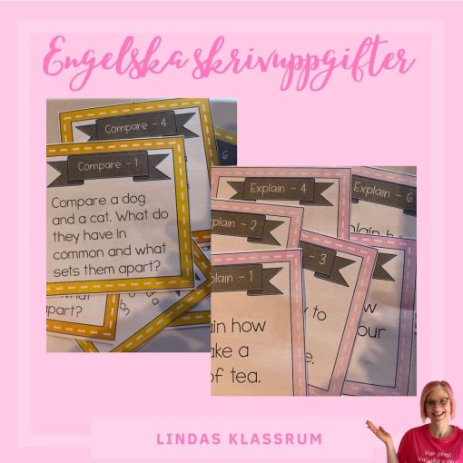 Engelska tal och skrivuppgifter