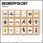 Begreppskort: halloween - bild 1