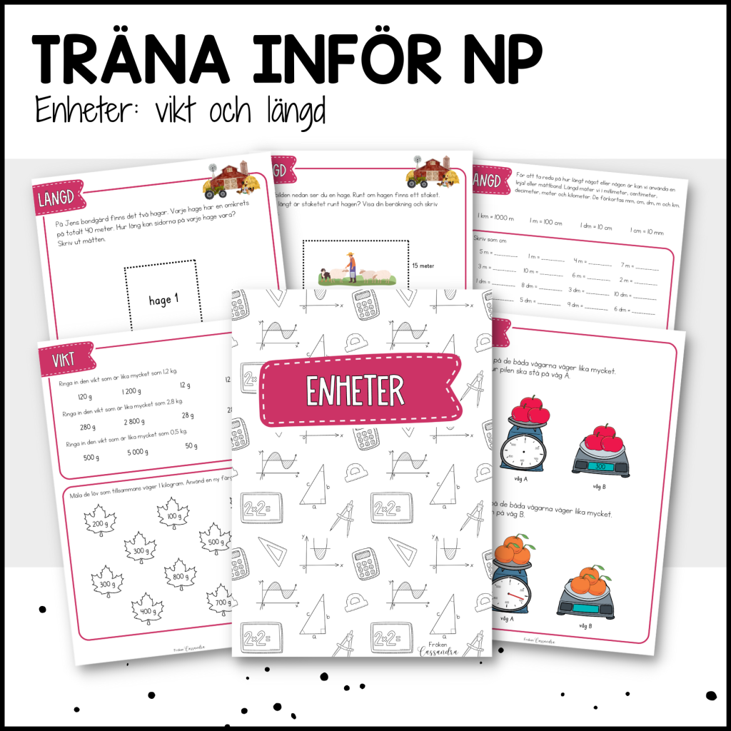 TRÄNA INFÖR NP: enheter