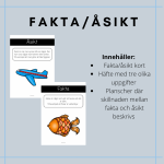 Fakta eller åsikt - bild 1