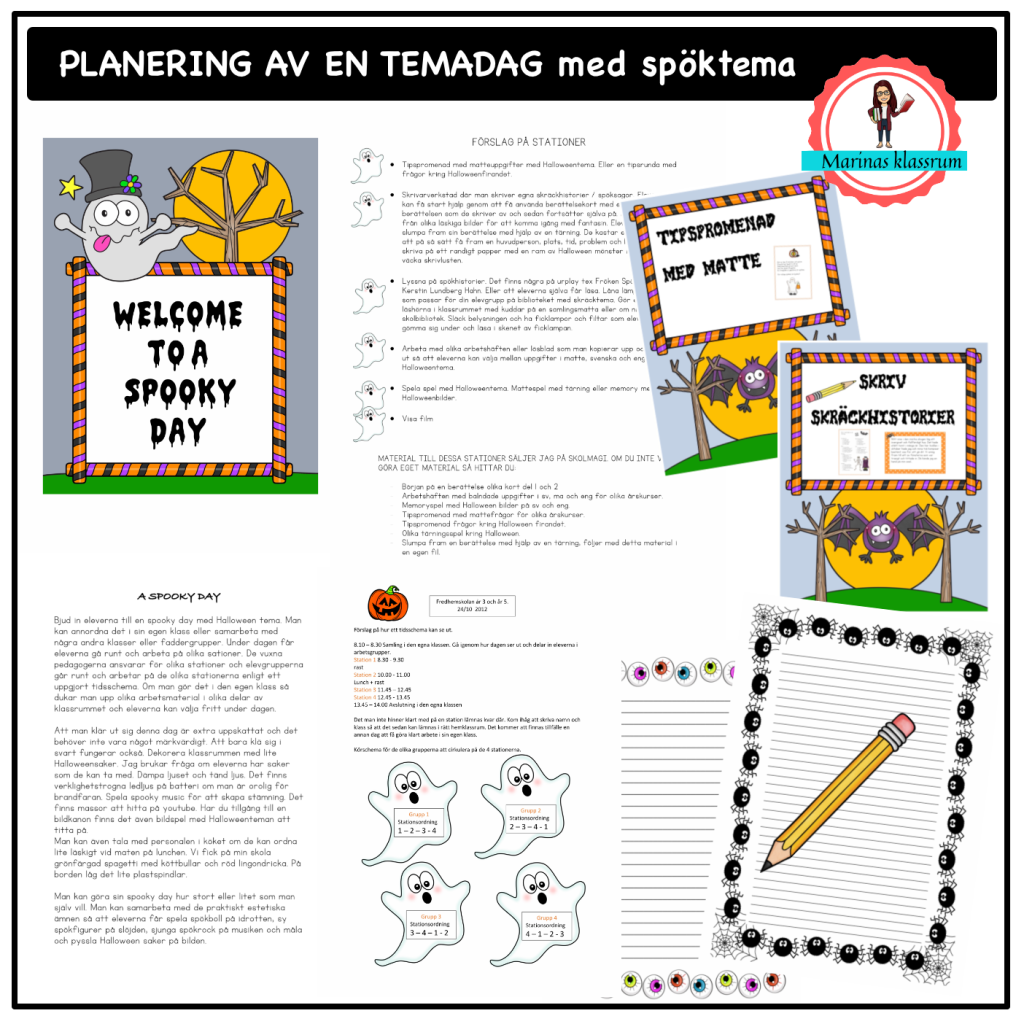 Planering för en temadag – Halloween