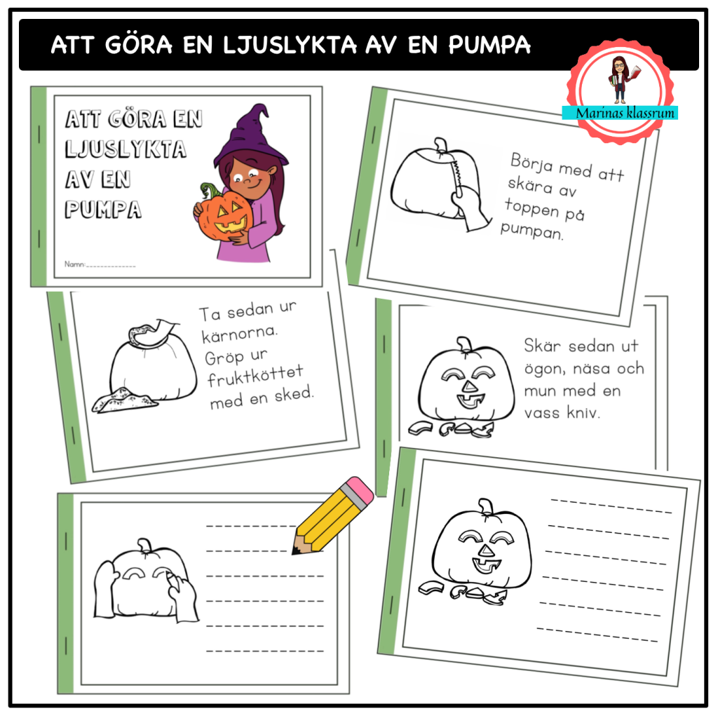 Att göra en ljuslykta av en pumpa