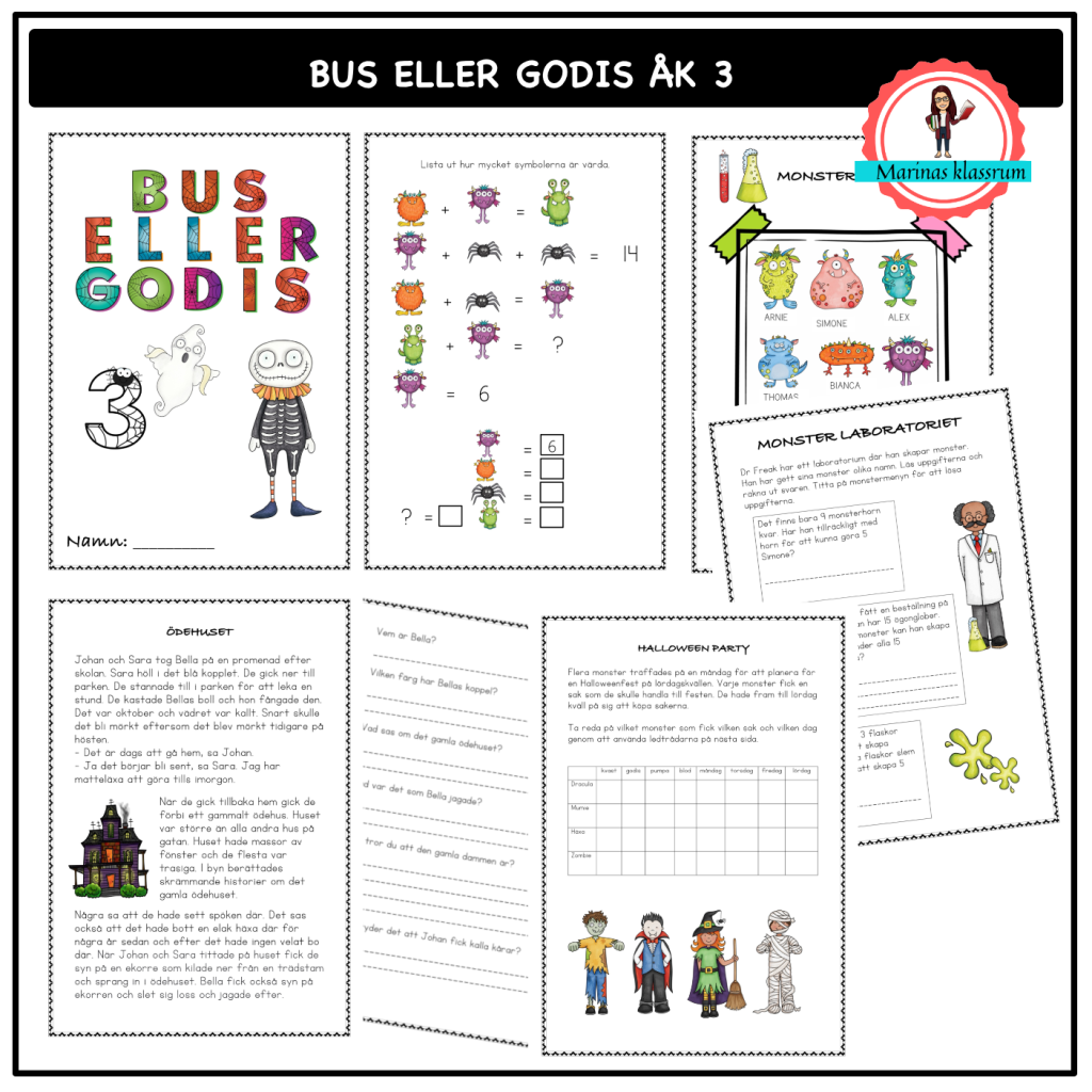 Bus eller godis åk 3