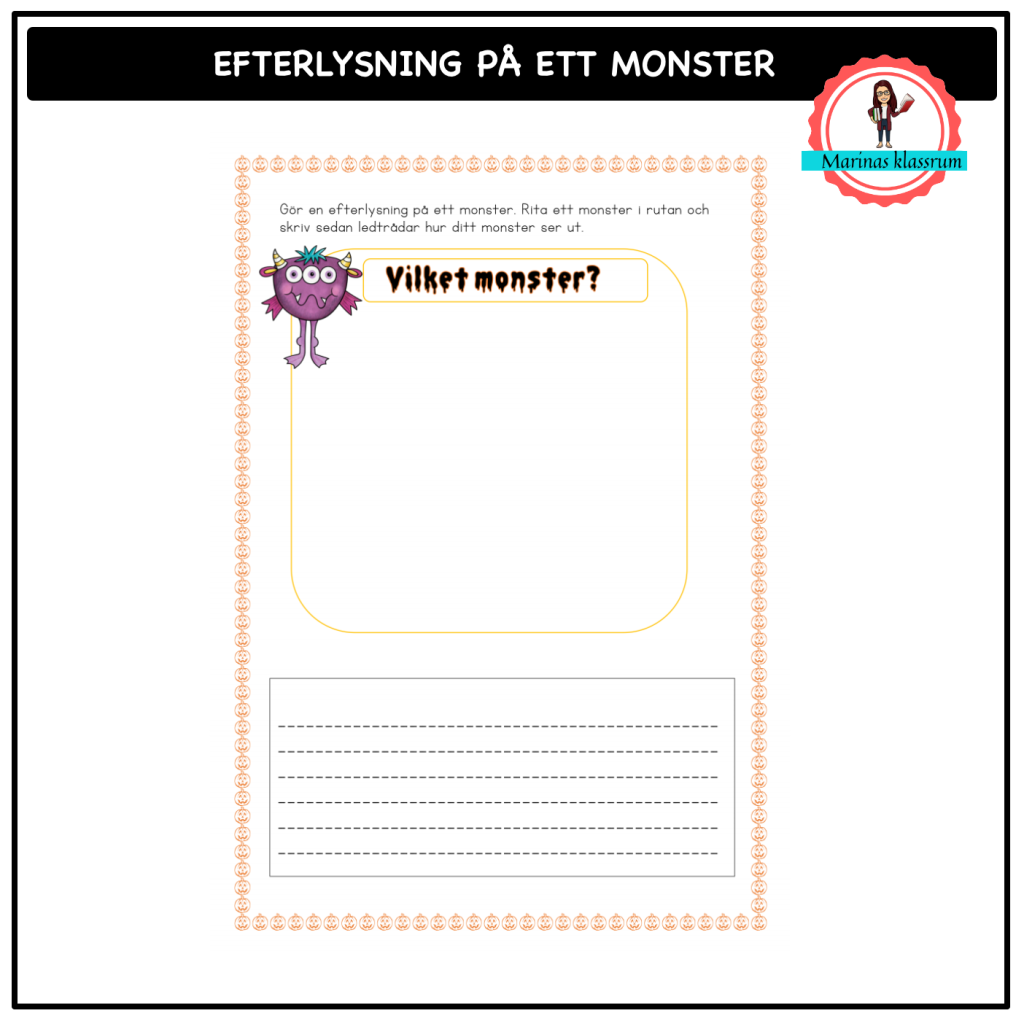 Efterlysning på ett monster