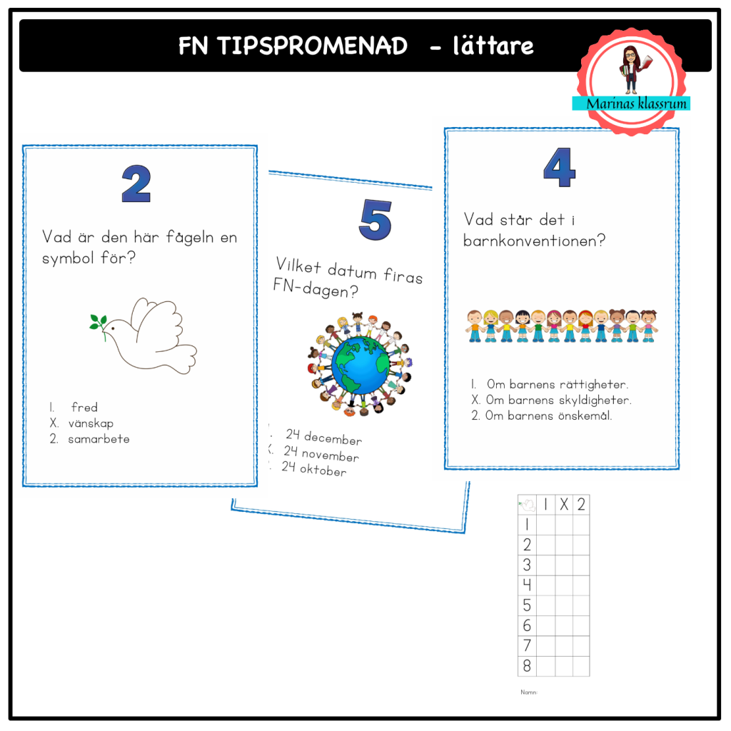 FN – tipspromenad åk 1-3