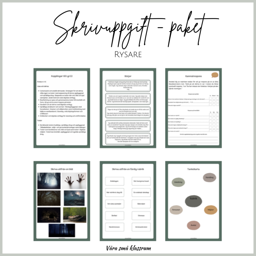 Skrivuppgift – rysare