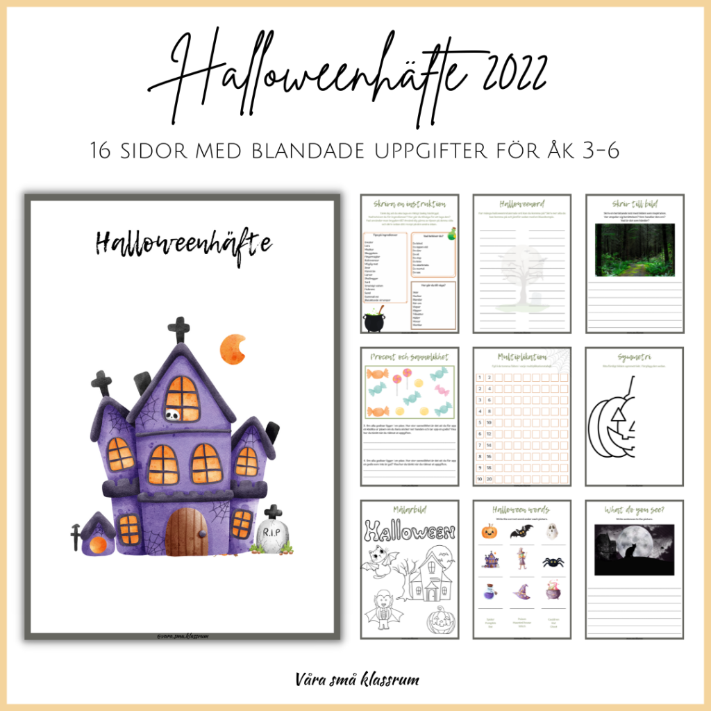 Halloweenhäfte 2022 – åk 3 -6