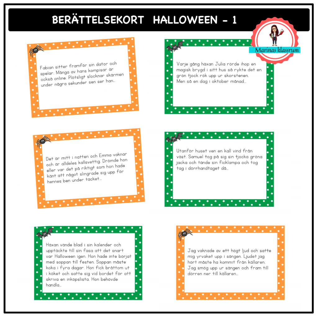 Berättelsekort – Halloween 1