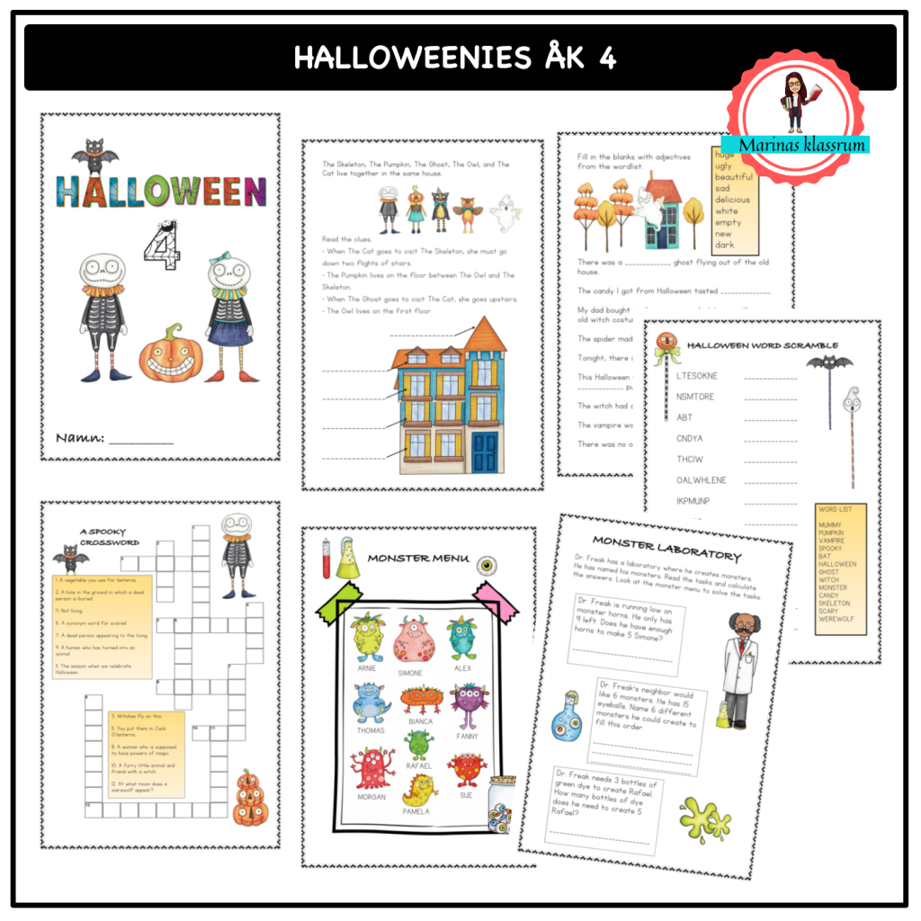 Halloweenies åk 4