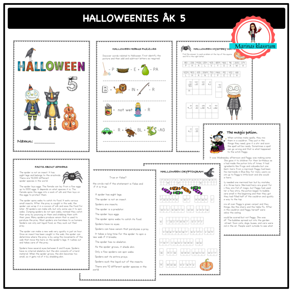Halloweenies åk 5