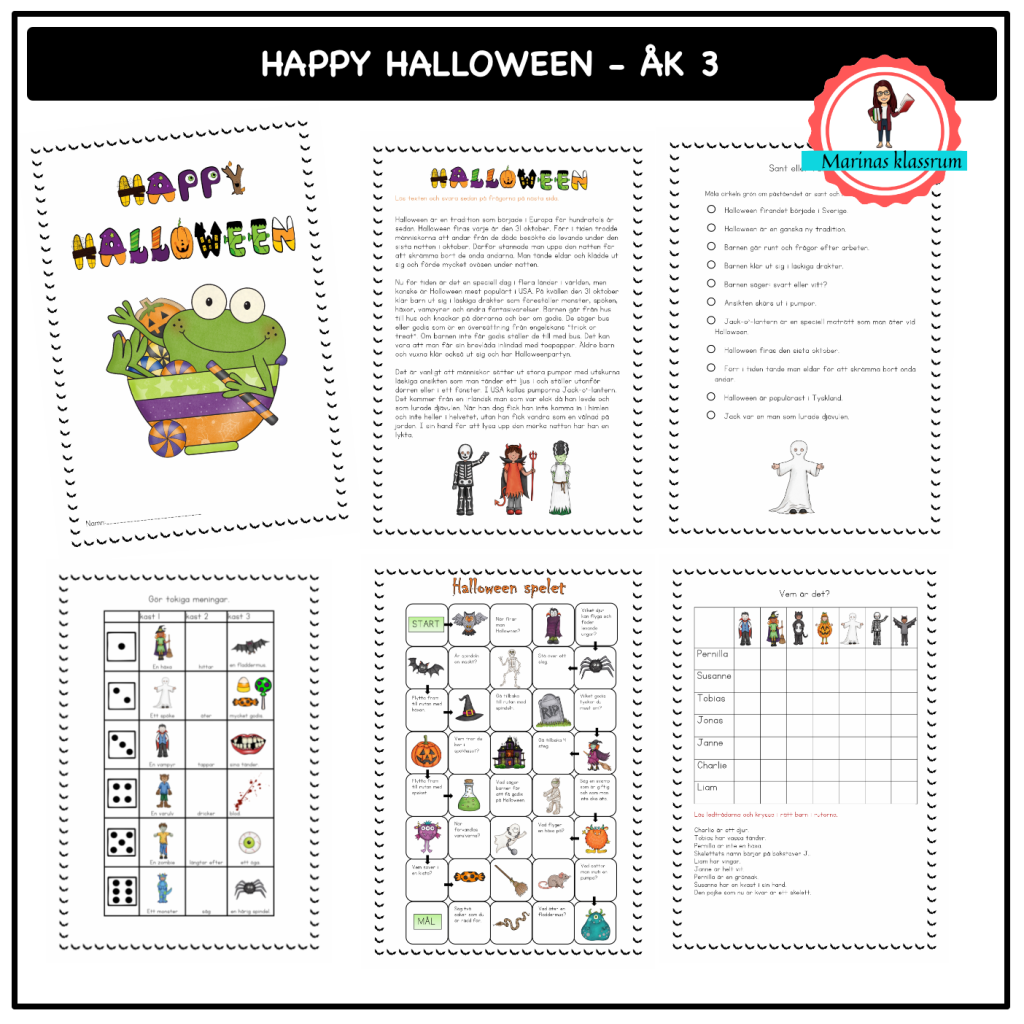Happy Halloween åk 3