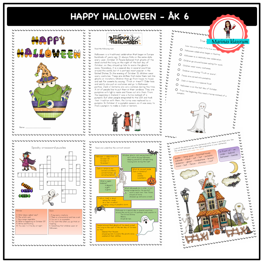 Happy Halloween åk 6