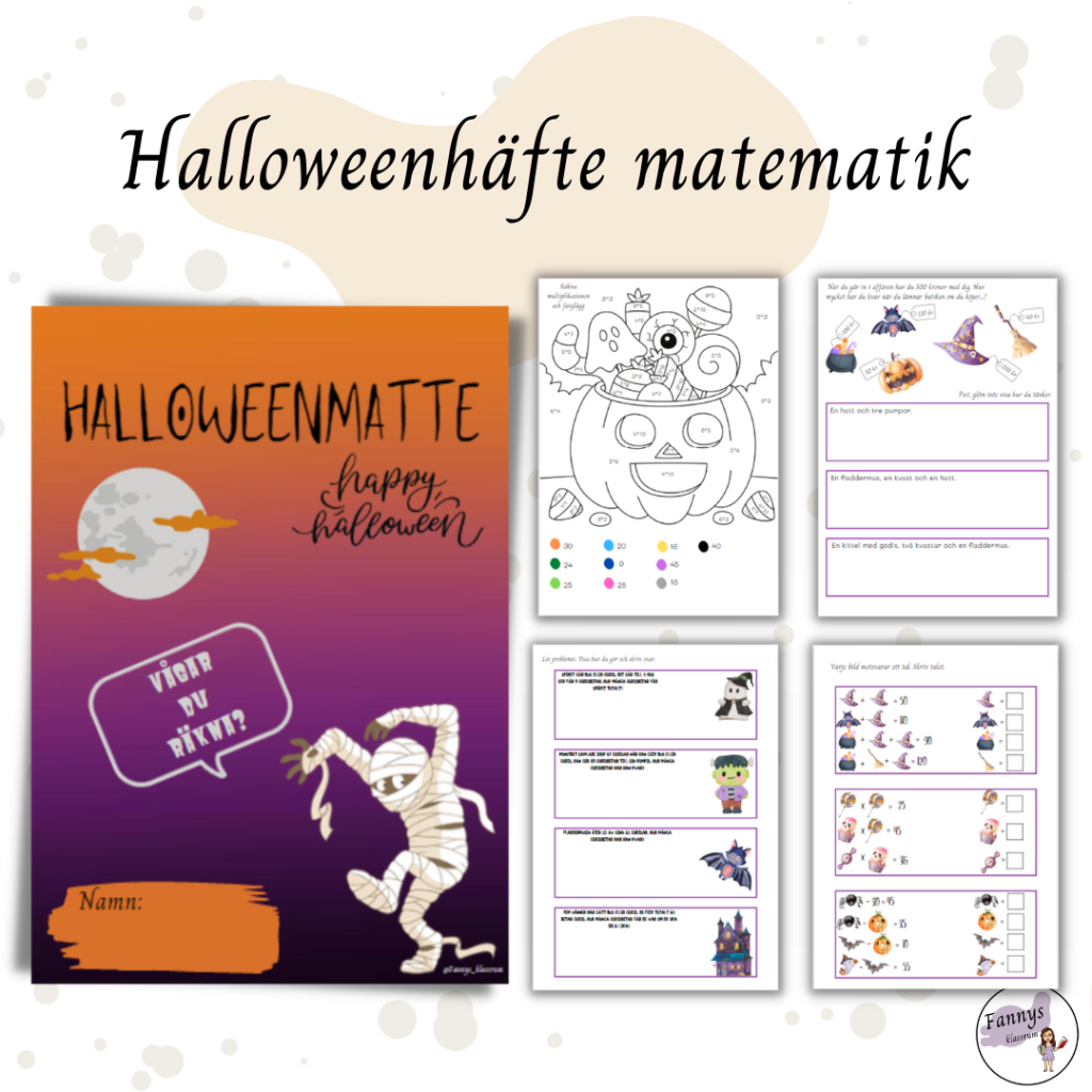 Halloweenhäfte matematik