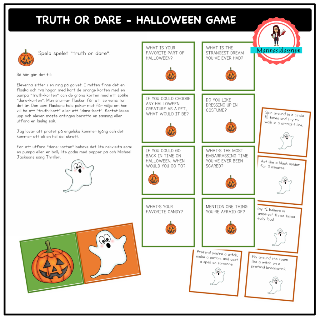 Truth or Dare – Halloween game