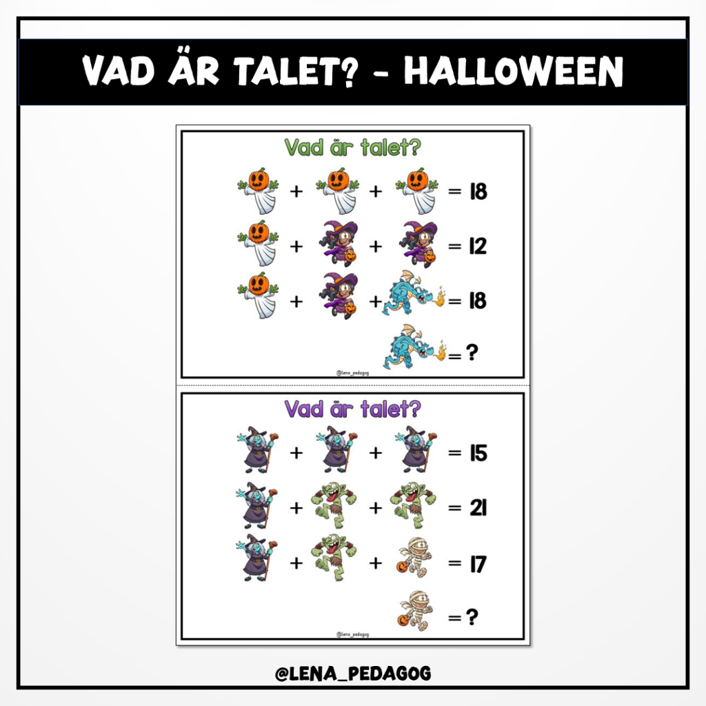 Vad är talet? – halloween