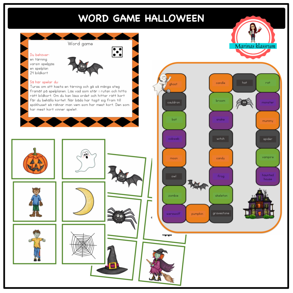 Word game Halloween