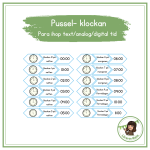 Pussel/hör vi ihop klockan - bild 1