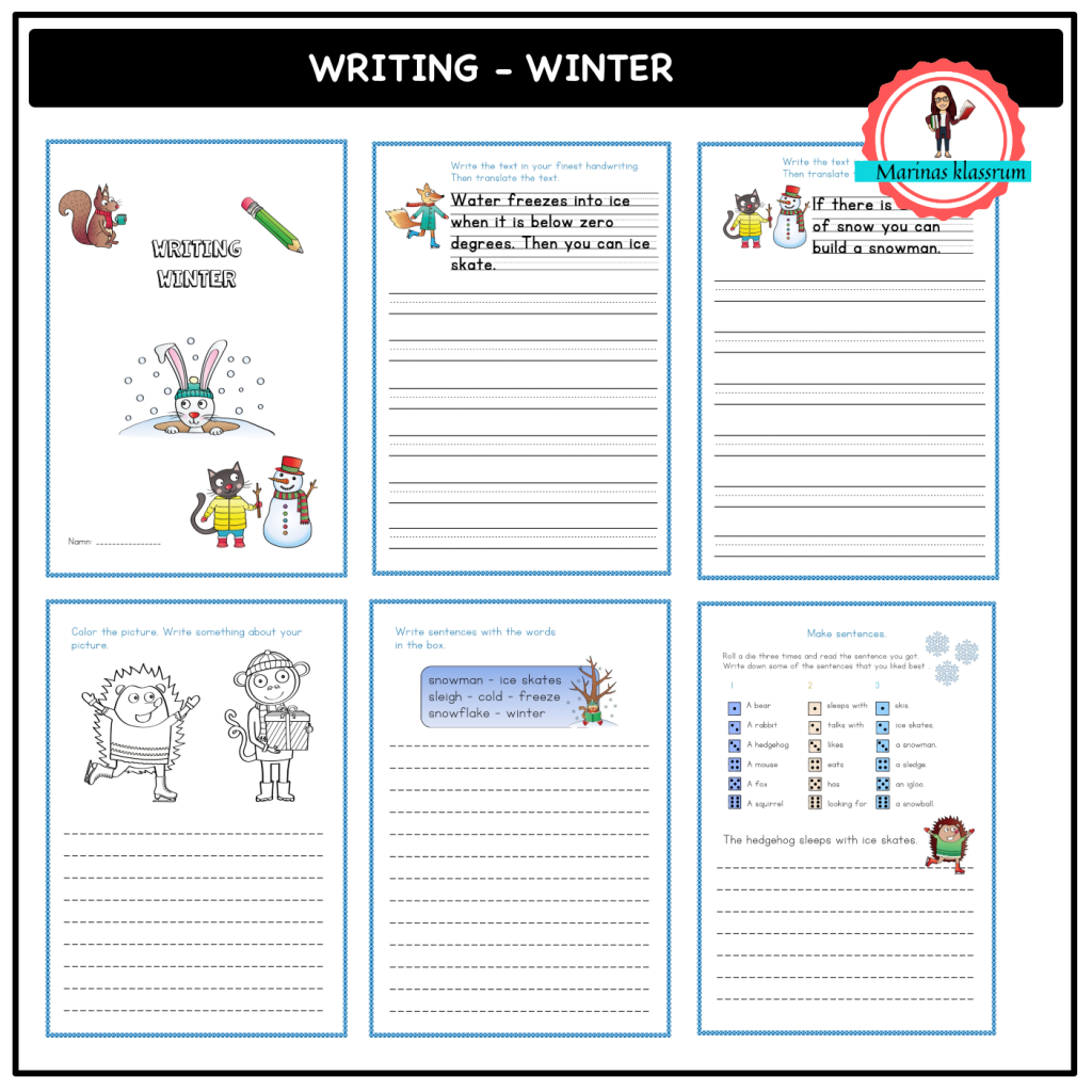 Writing – winter