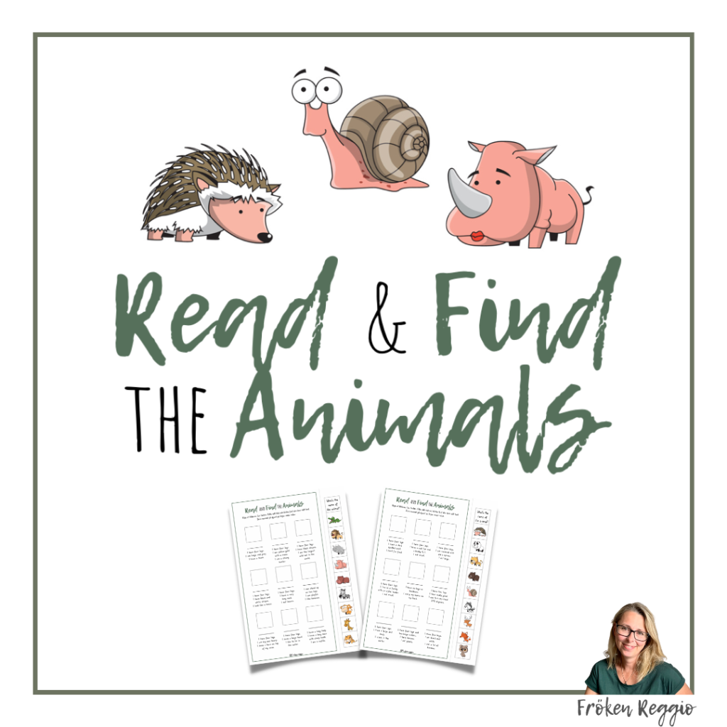 Read and find the wild animals