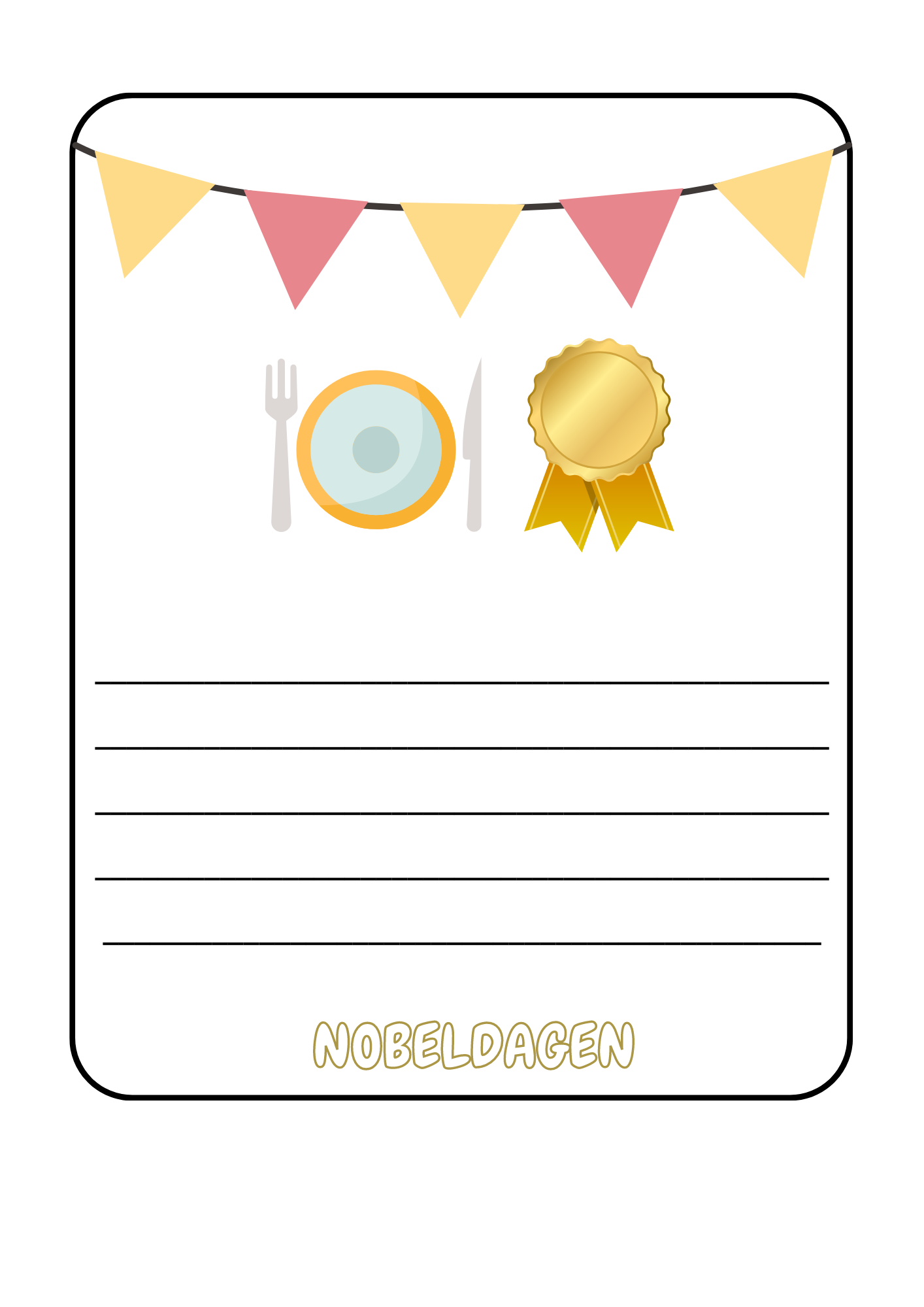 Flippbok- Nobeldagen