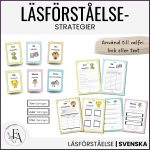 Läsförståingar: Läsförståelsestrategier och arbetsblad - bild 1
