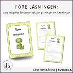 Läsförståingar: Läsförståelsestrategier och arbetsblad - bild 2