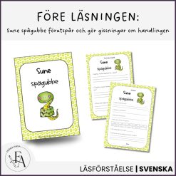 Läsförståingar: Läsförståelsestrategier och arbetsblad