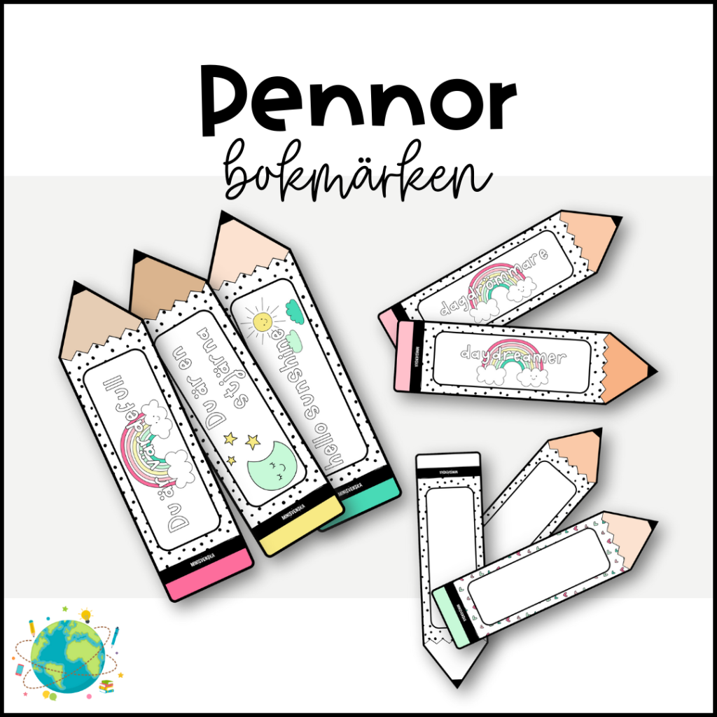 Bokmärken – Pennor