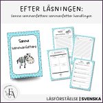 Läsförståingar: Läsförståelsestrategier och arbetsblad - bild 7