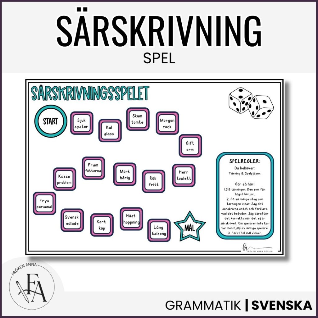 Särskrivningsspelet