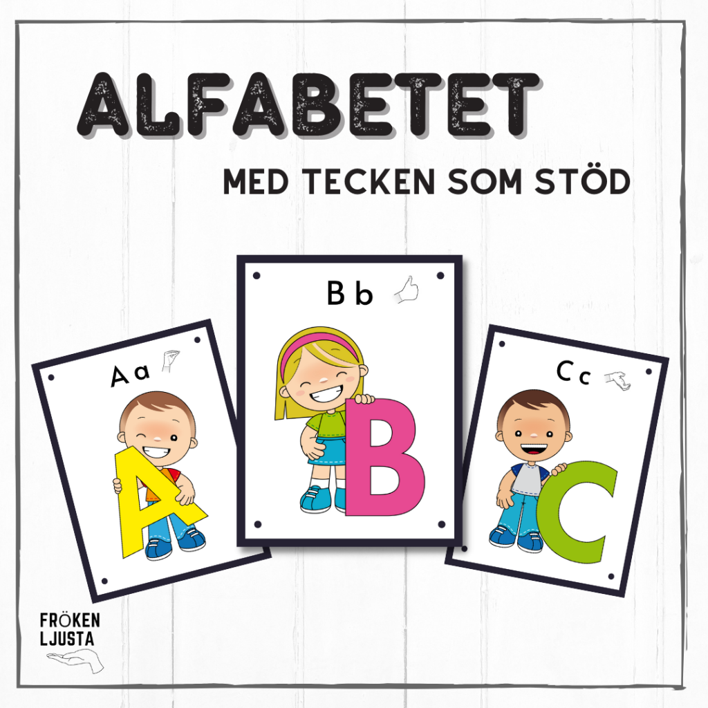 Alfabetet med tecken som stöd