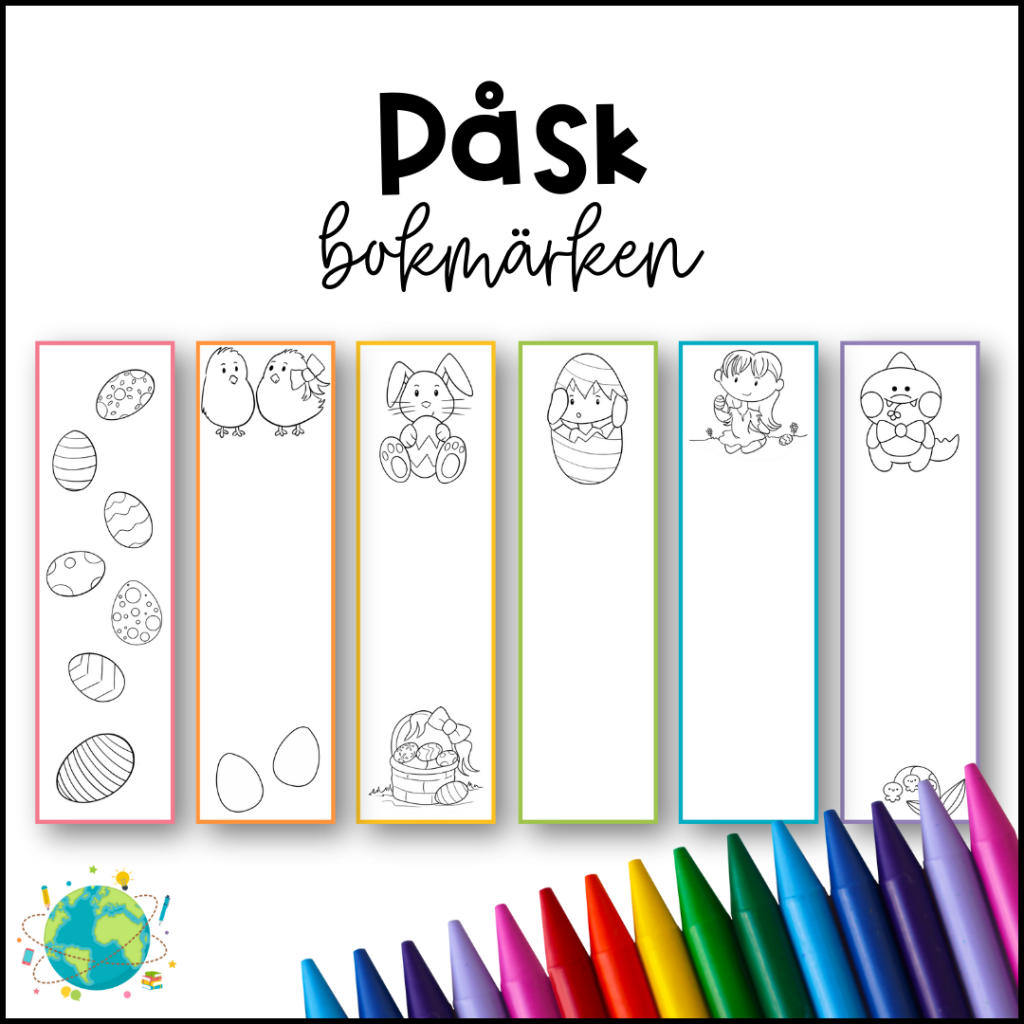 Bokmärken – Måla Påsk