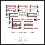 Julhäfte- 20 arbetsblad & 20 begreppskort - bild 4