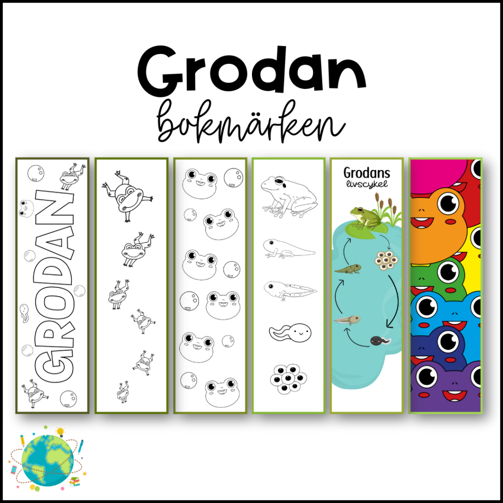 Bokmärken – Grodan