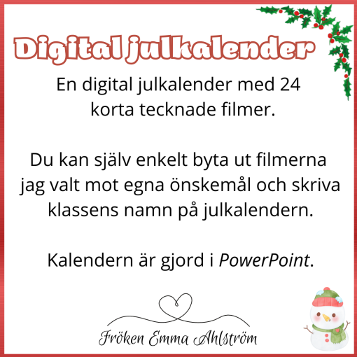 DIGITAL JULKALENDER 2022