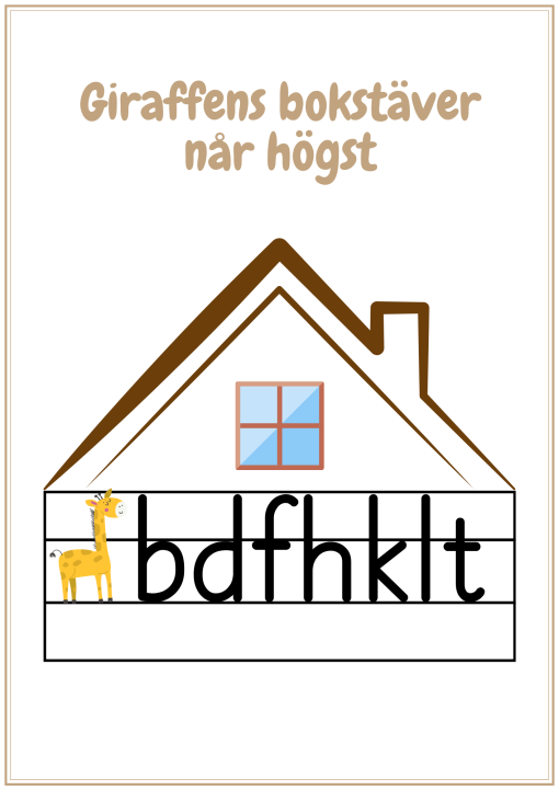 Bokstavshus- posters