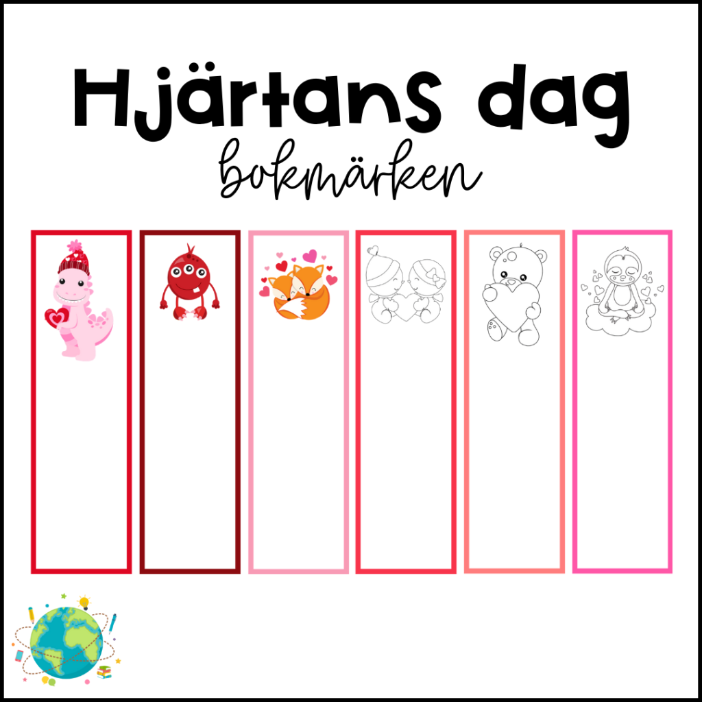 Bokmärken – Alla Hjärtans Dag