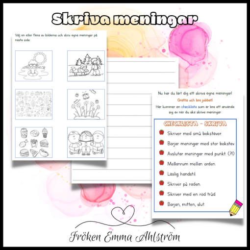 SKRIVA EGNA MENINGAR (med stöd)