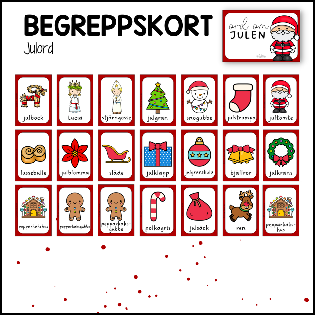 Begreppskort: jul