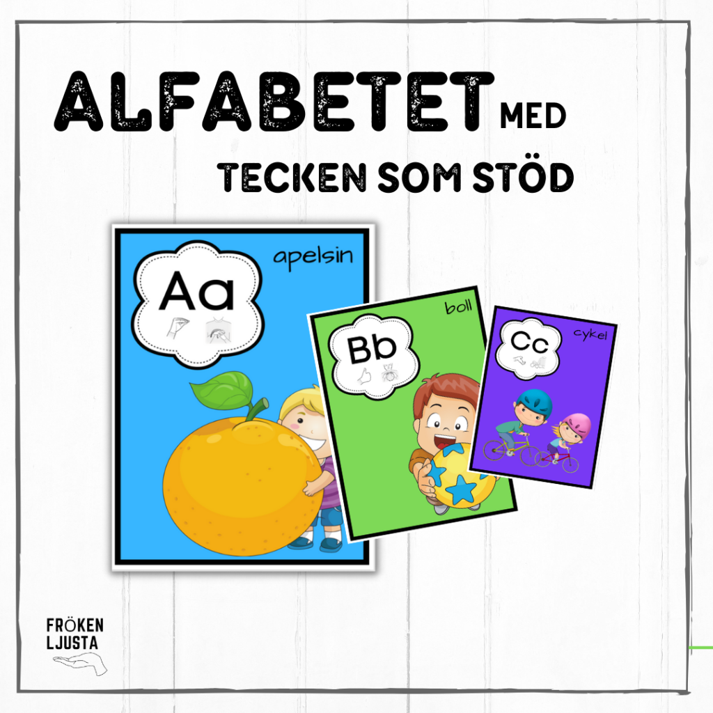 Alfabetet med tecken som stöd