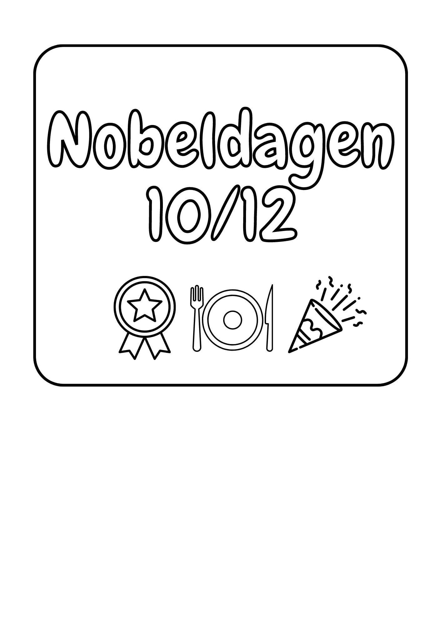 Flippbok- Nobeldagen