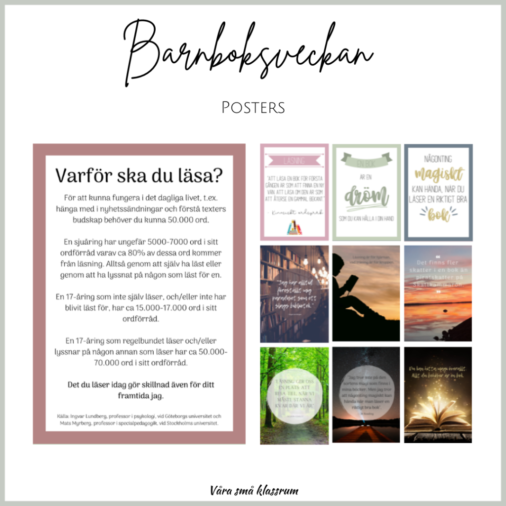 Barnboksveckan – posters