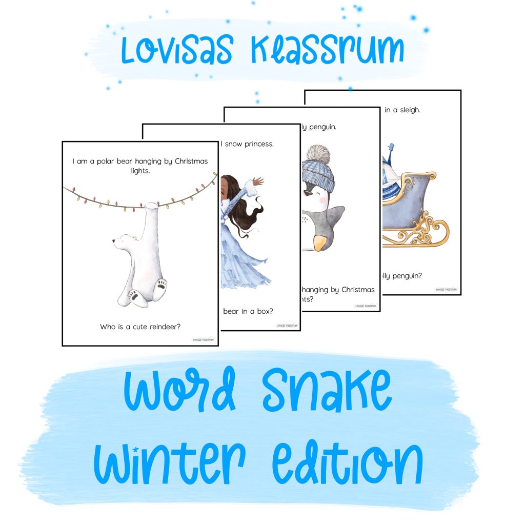 Word snake – Winter edition