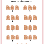 Äntligen jul! (häfte med blandade uppgifter i svenska/matte). - bild 7