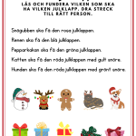 Äntligen jul! (häfte med blandade uppgifter i svenska/matte). - bild 6