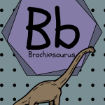 Väggalfabet dinosaurier - bild 3