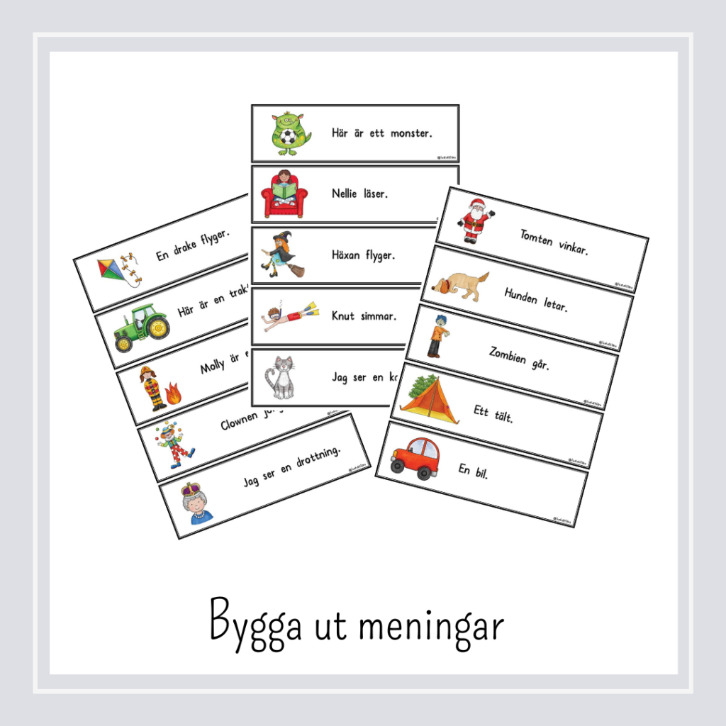 Bygga ut meningar