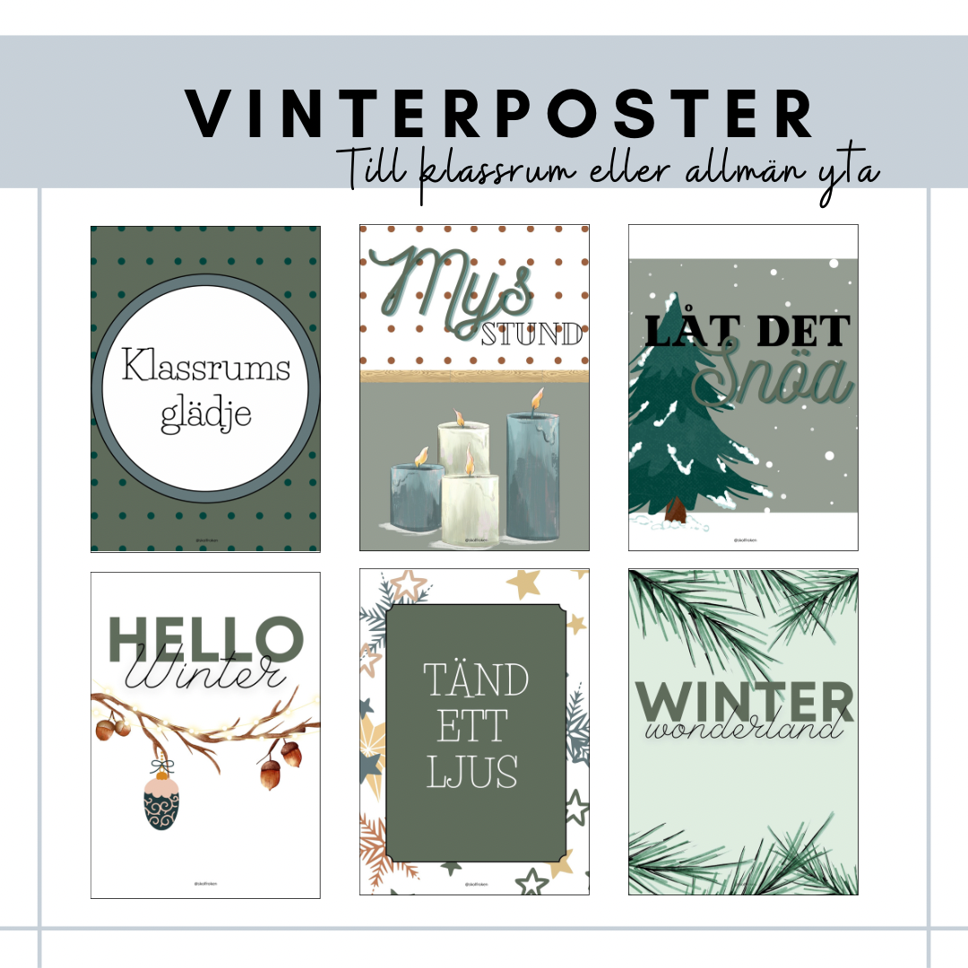 Vinterposter